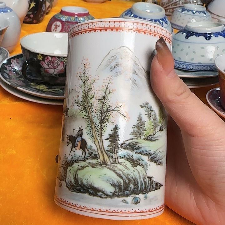 杯微瑕景德镇陶瓷艺术品