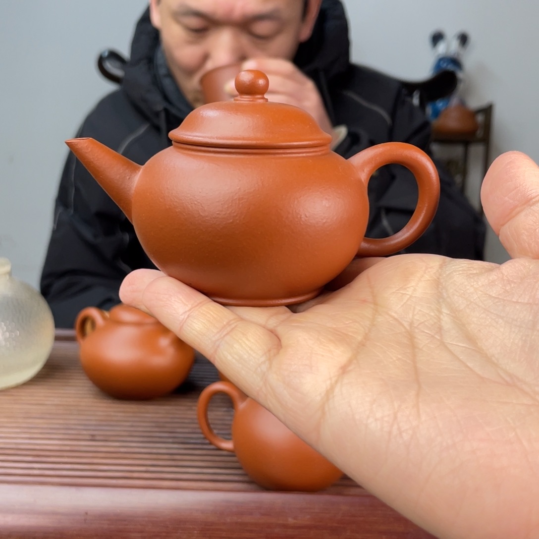 茶壶朱泥小煤窑朱泥水平120cc孤品