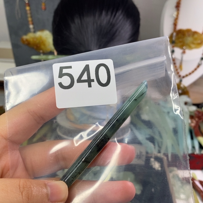 【闪购商品】岫玉发饰未镶嵌M****发簪