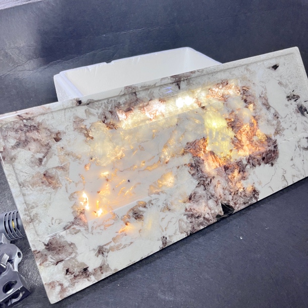 天然奢石潘多拉湿泡茶盘加厚3厘米斜边