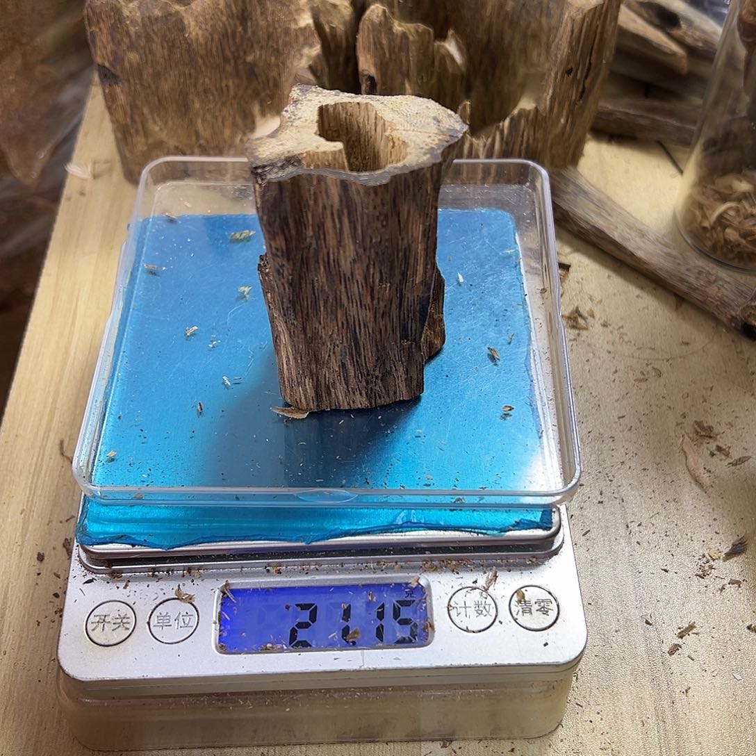 香料绿奇楠虫漏21克白棋