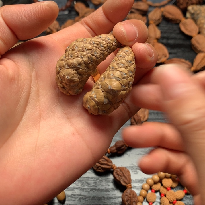 文玩核桃把件欣欣508龙鳞凤爪