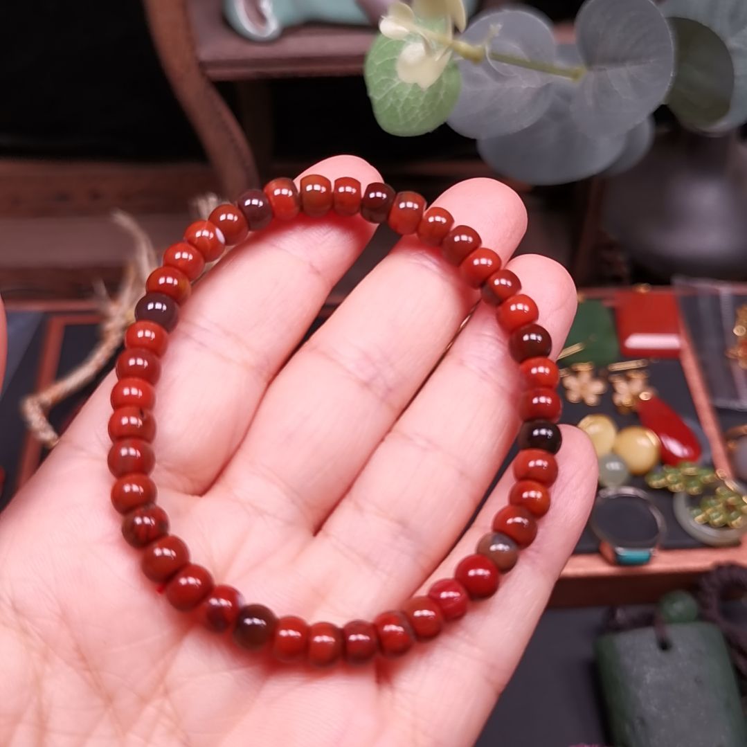 湘***湘未镶嵌手串南红玛瑙