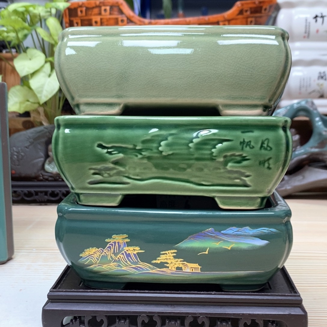 紫砂花盆陶瓷艺术陶瓷陶瓷