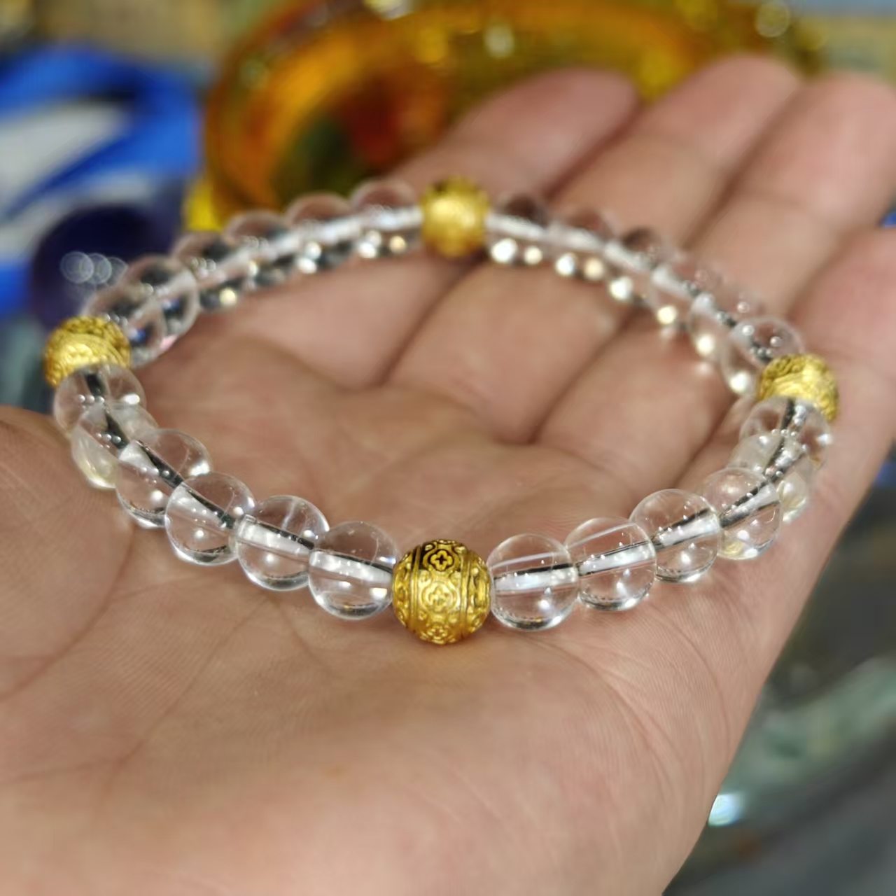 手链 冬雪四扶摇——男女定制版喜马拉雅白手串