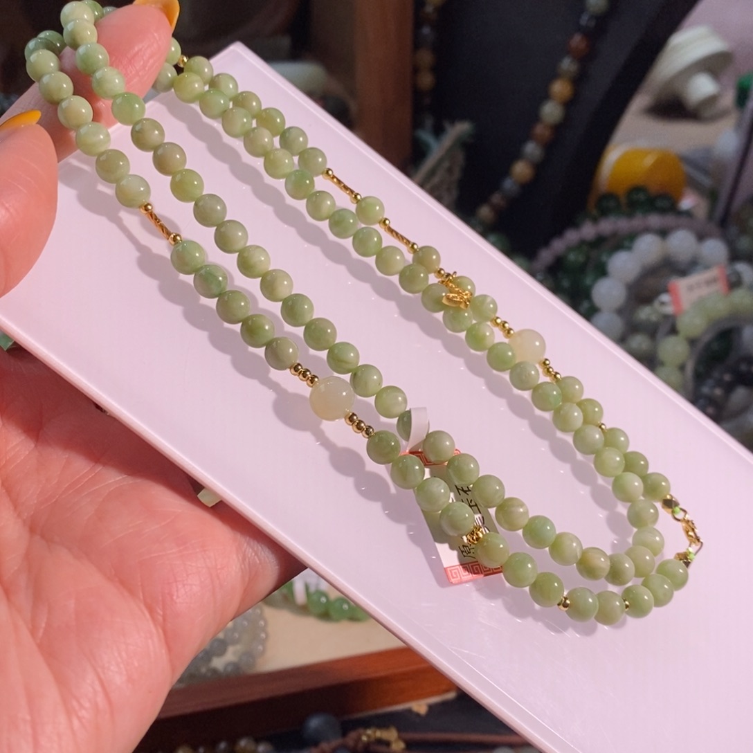 和田玉未镶嵌手链