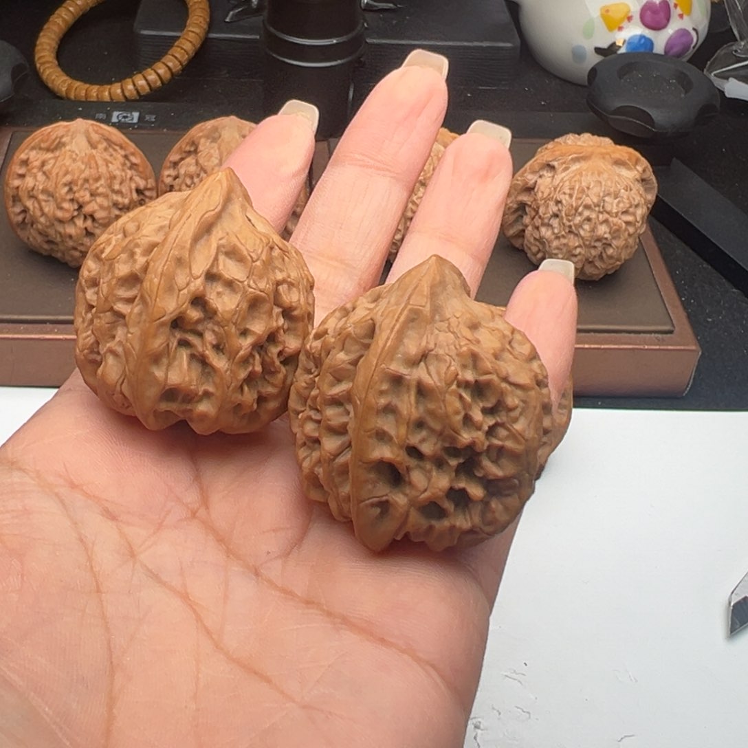 文玩核桃把件火苗36