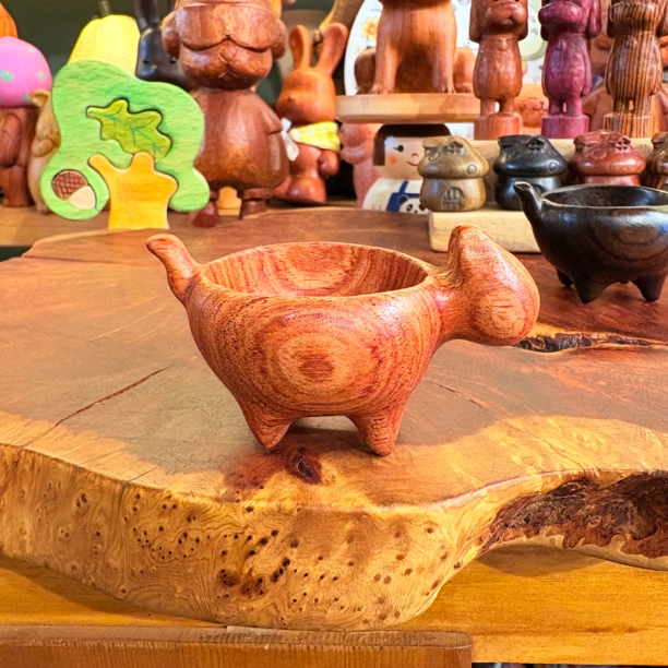 香炉猫猫咪碗巴花木949