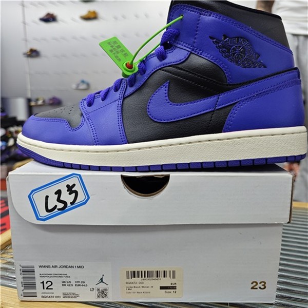 NIKE AJ1黑蓝高帮 44.5码 全新原盒 12.30 sun C35