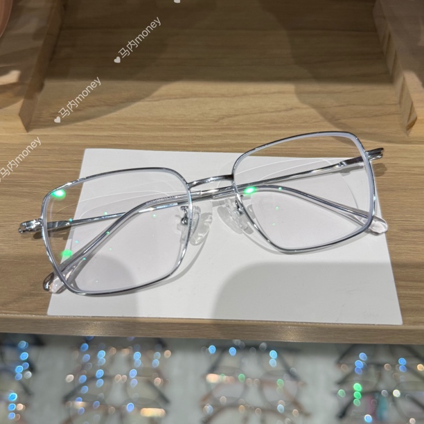 【3号】超轻钛清冷感银丝小方框眼镜女款近视可配高度数素颜显白