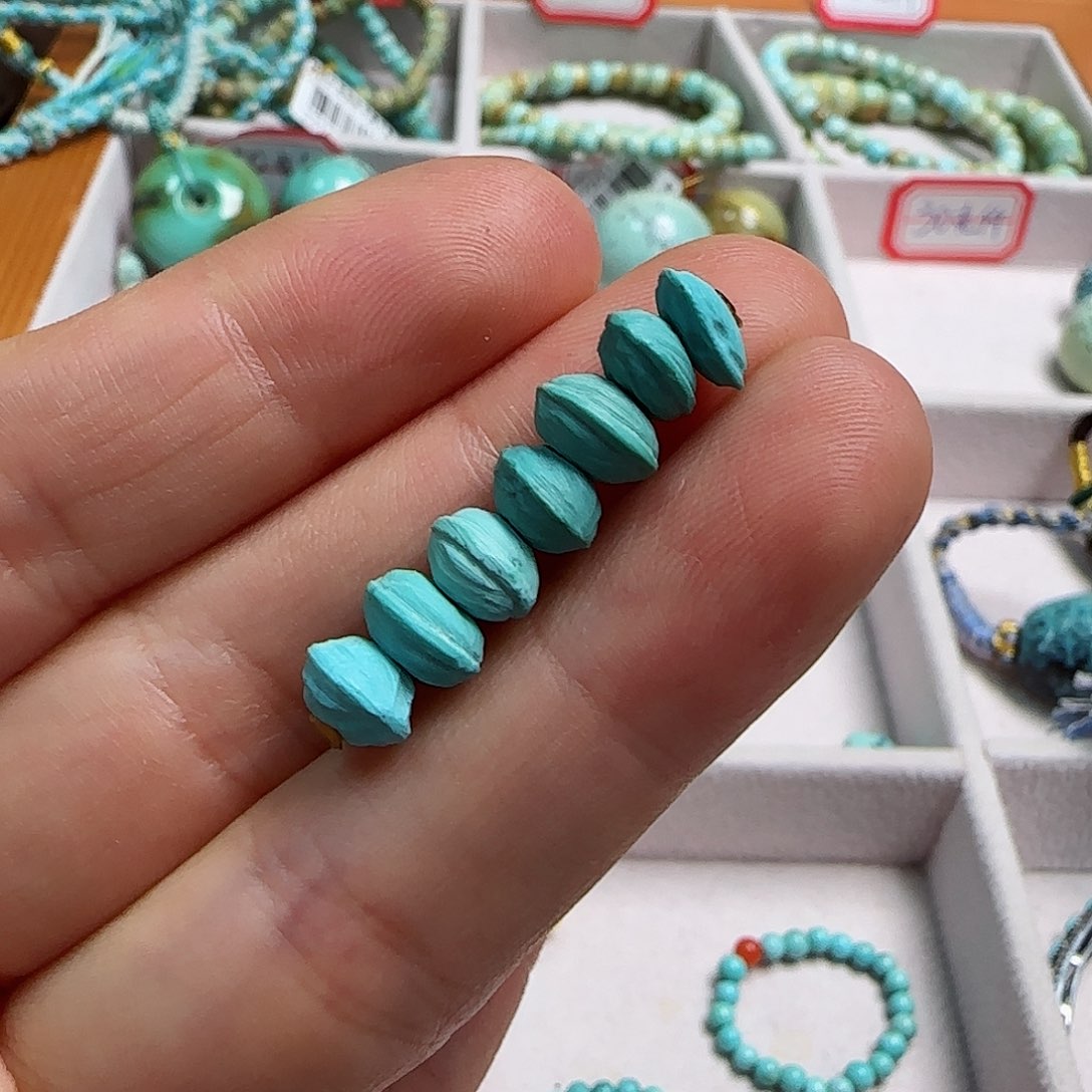 绿松石珠宝半成品未镶嵌