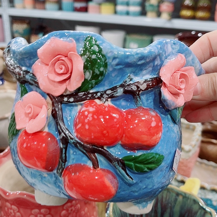 多肉陶瓷花盆满10元包邮