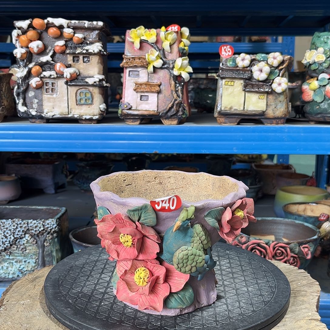 微瑕540 号陶然花器手工花盆