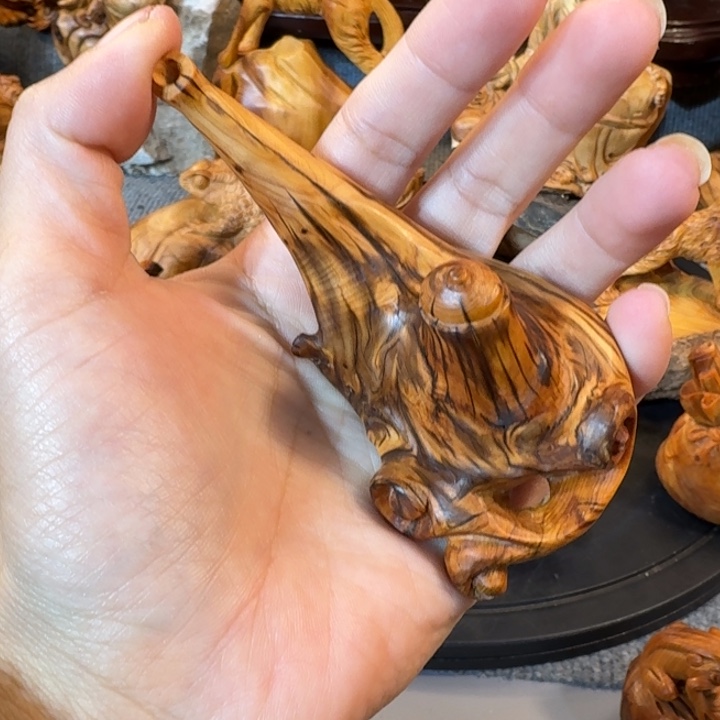 崖柏摆件手把件等