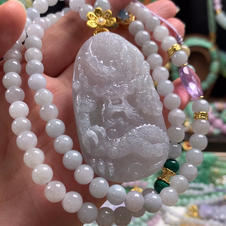 翡翠未镶嵌颈饰吊坠