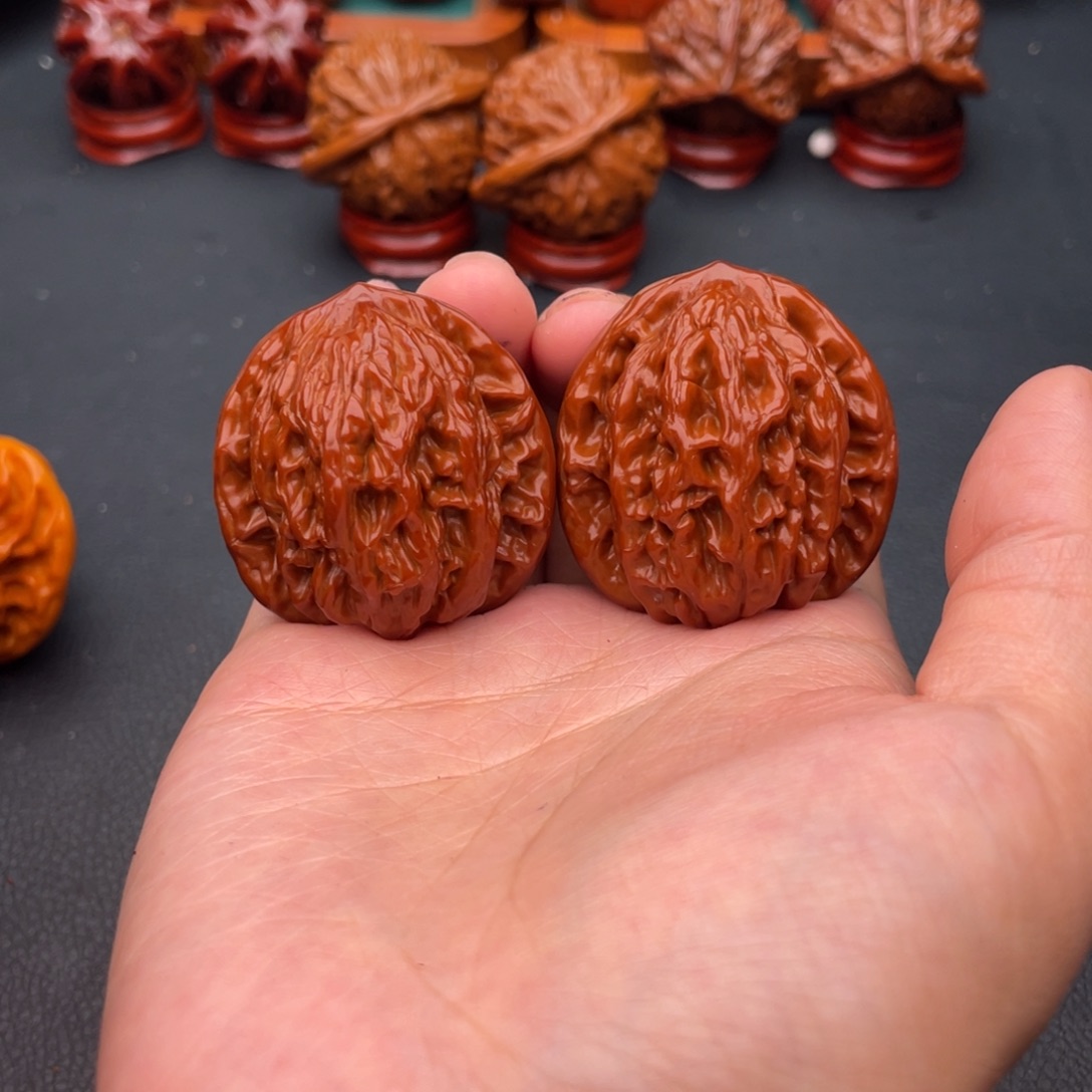 文玩核桃把件麦虎