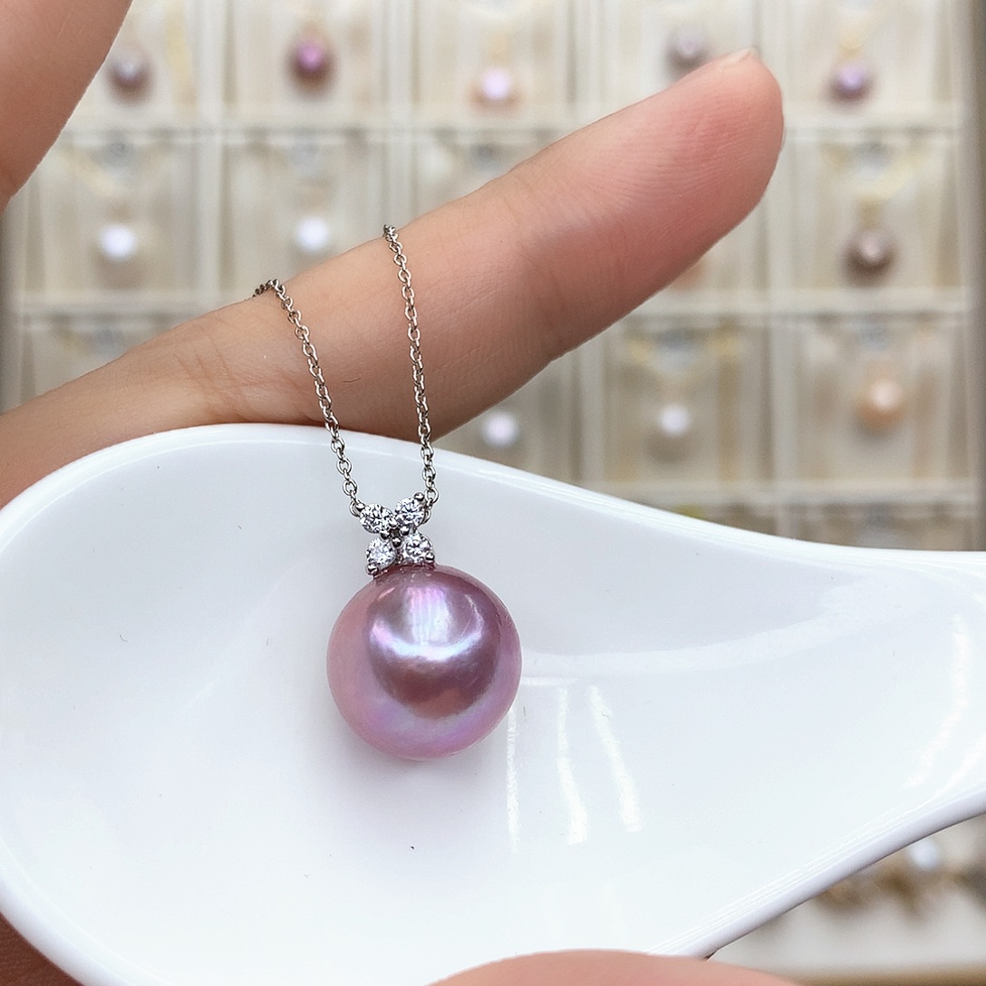 淡水珍珠颈饰合金