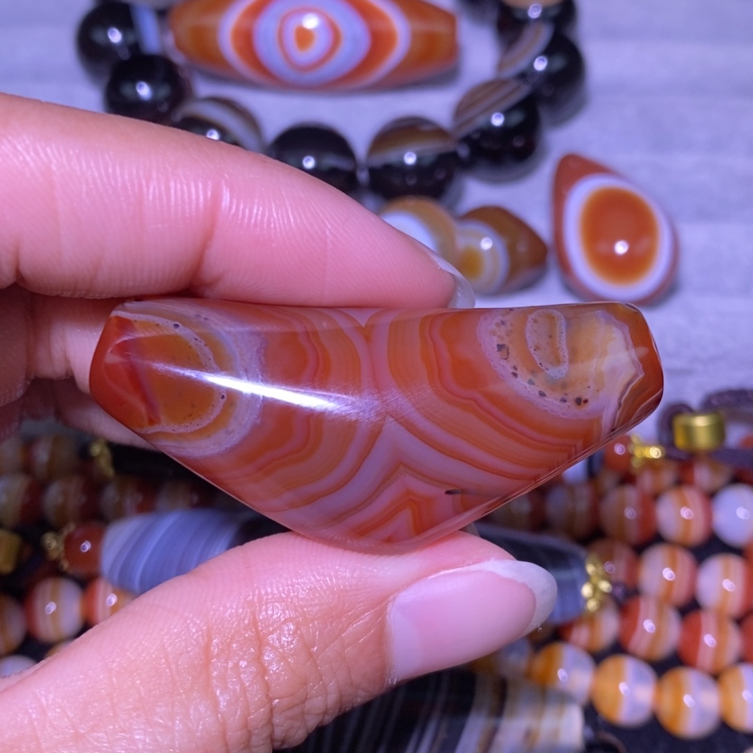 玛瑙/玉髓未镶嵌颈饰