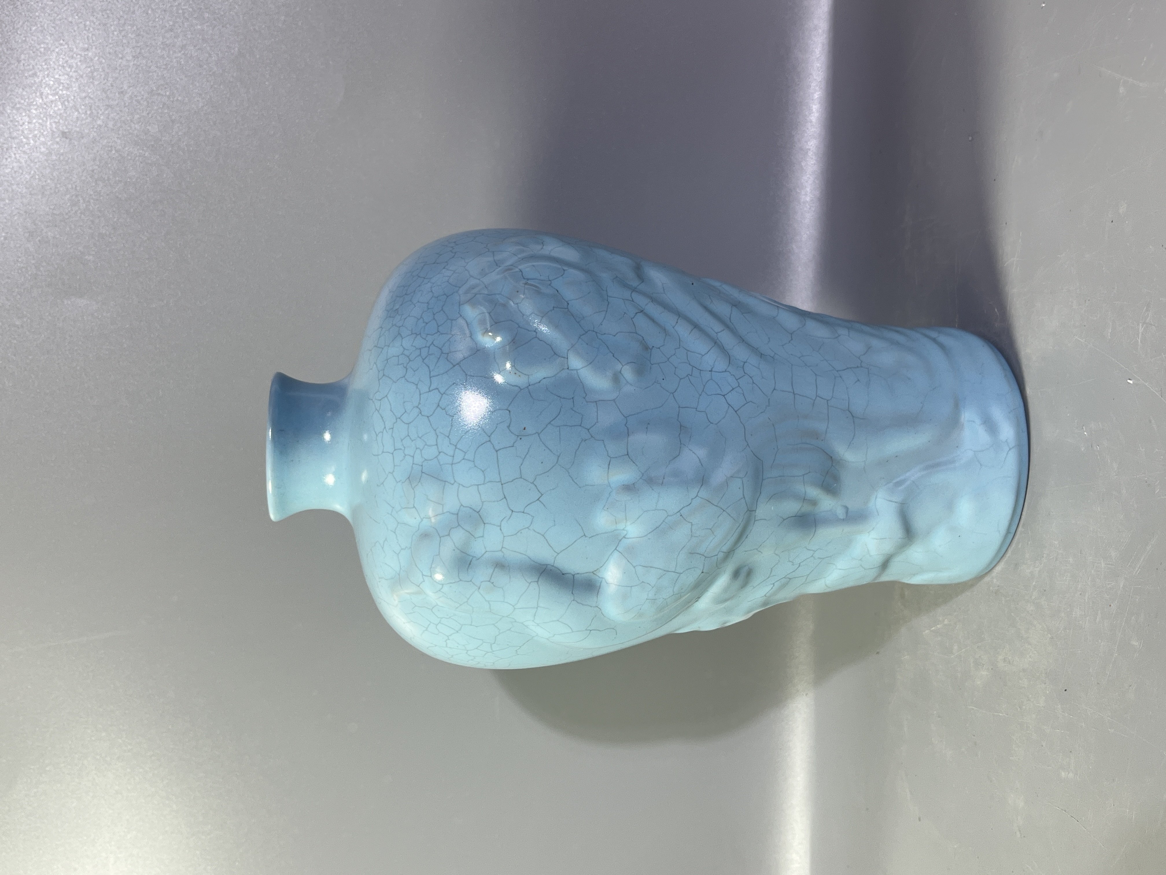 汝窑天青色凤鸟梅瓶，喜欢可私聊或拍下！