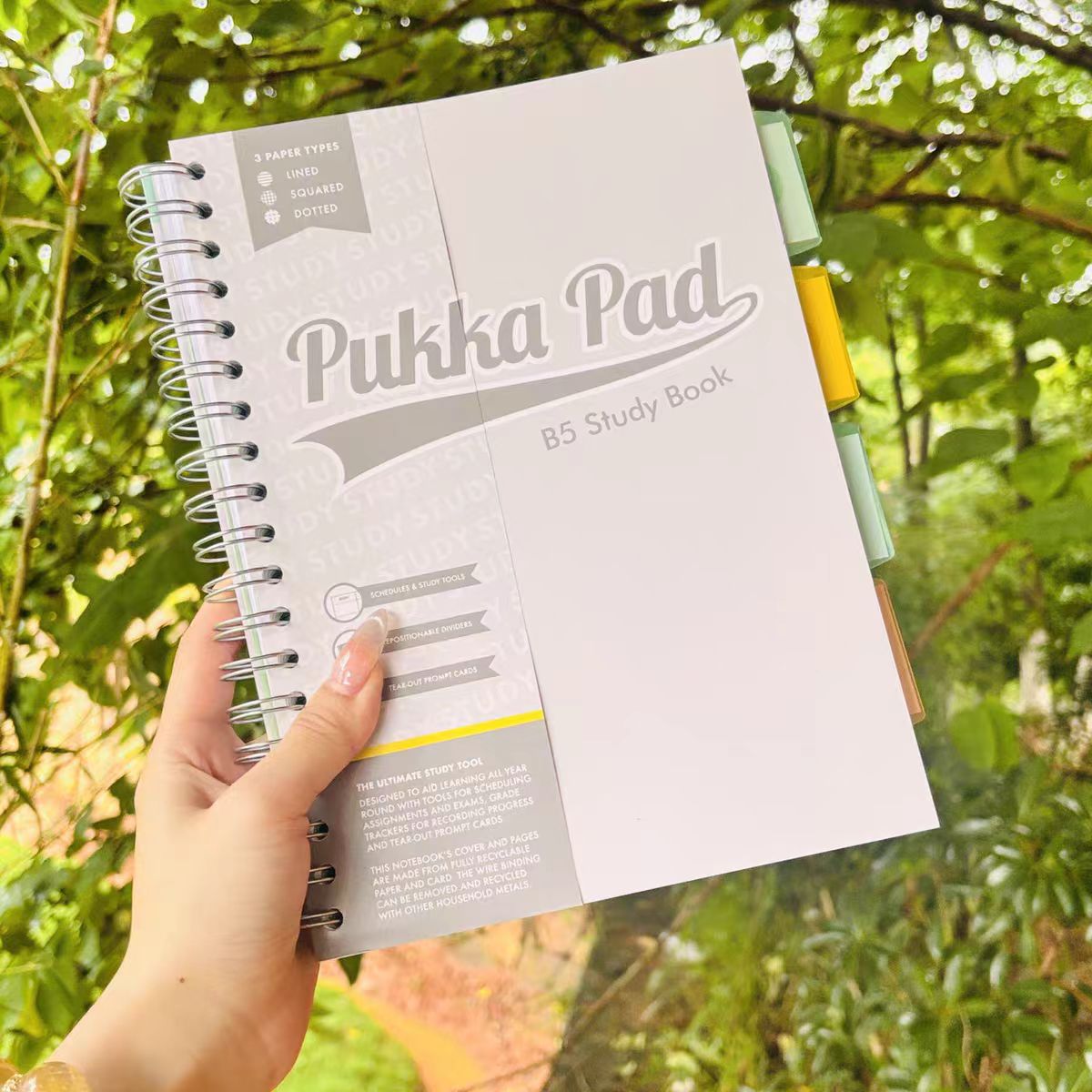 Pukka  Pad  B5网格横线点阵3种内页 240页 带可斯线 80克