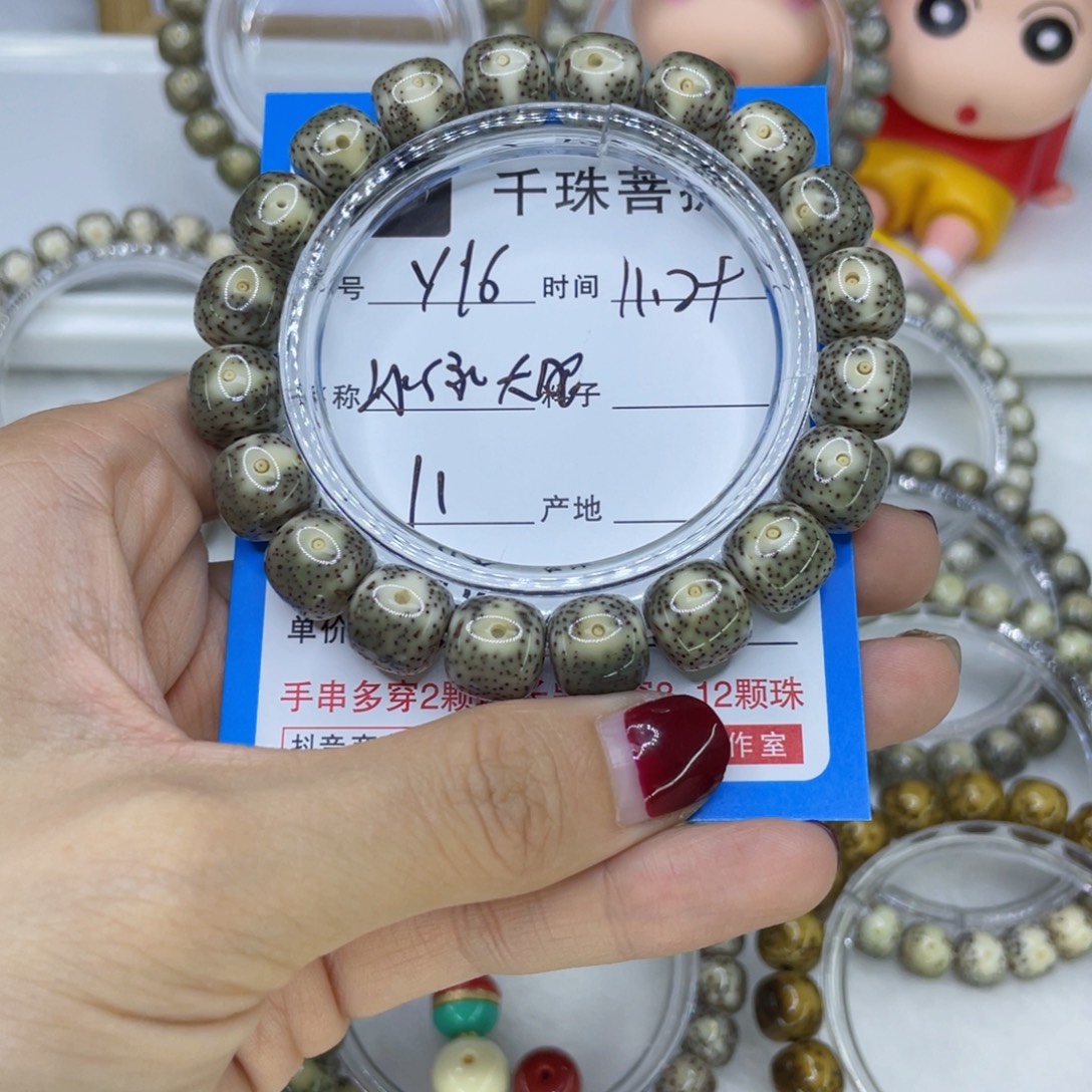 菩提籽类Y16冰绿大眼