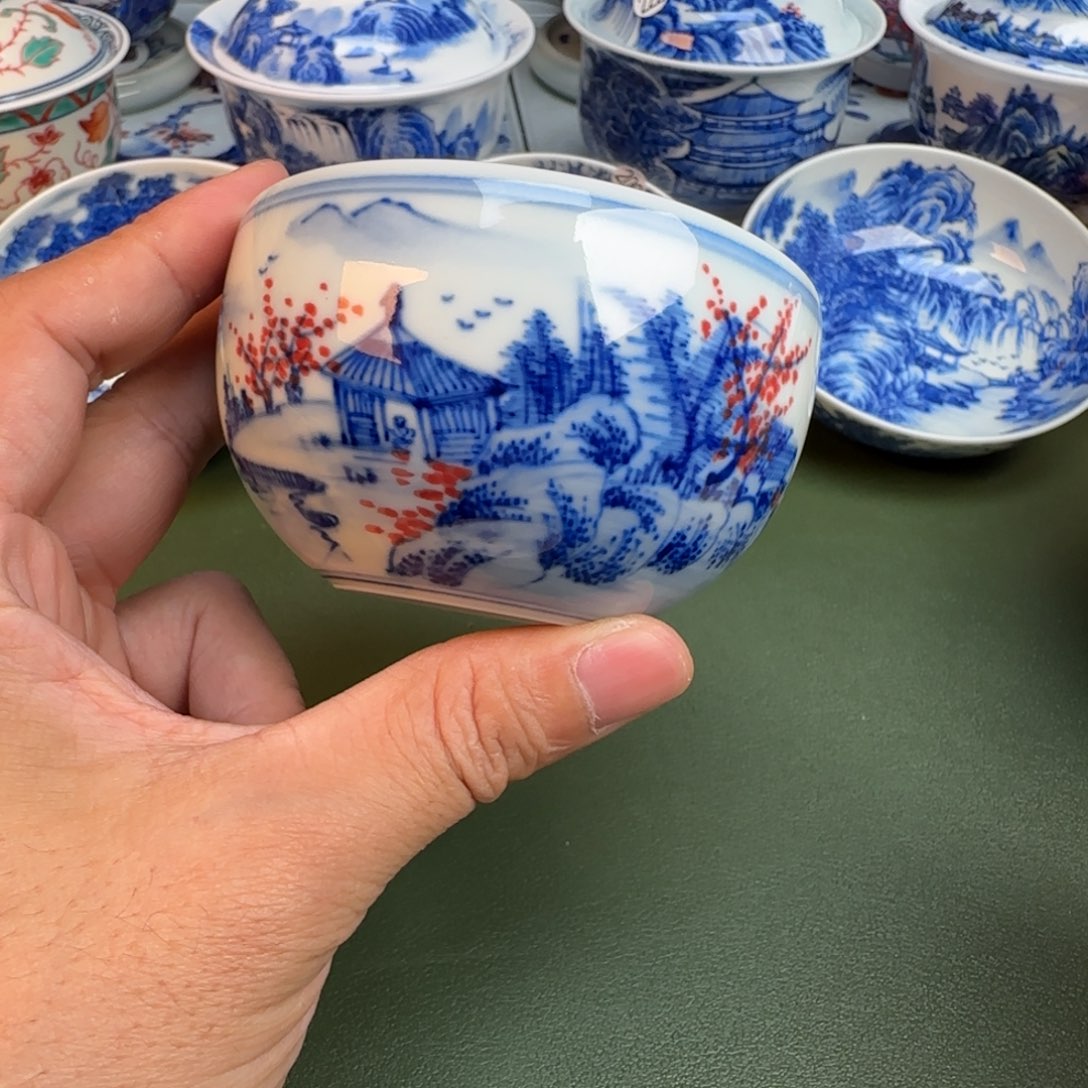 陶纯手工纯手绘茶具239