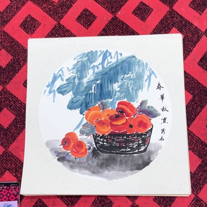 国画50/50纯手绘国画作品