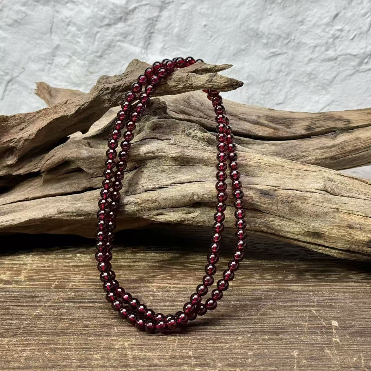 【与帅珠宝】石榴石多圈D121803——多样性发其一