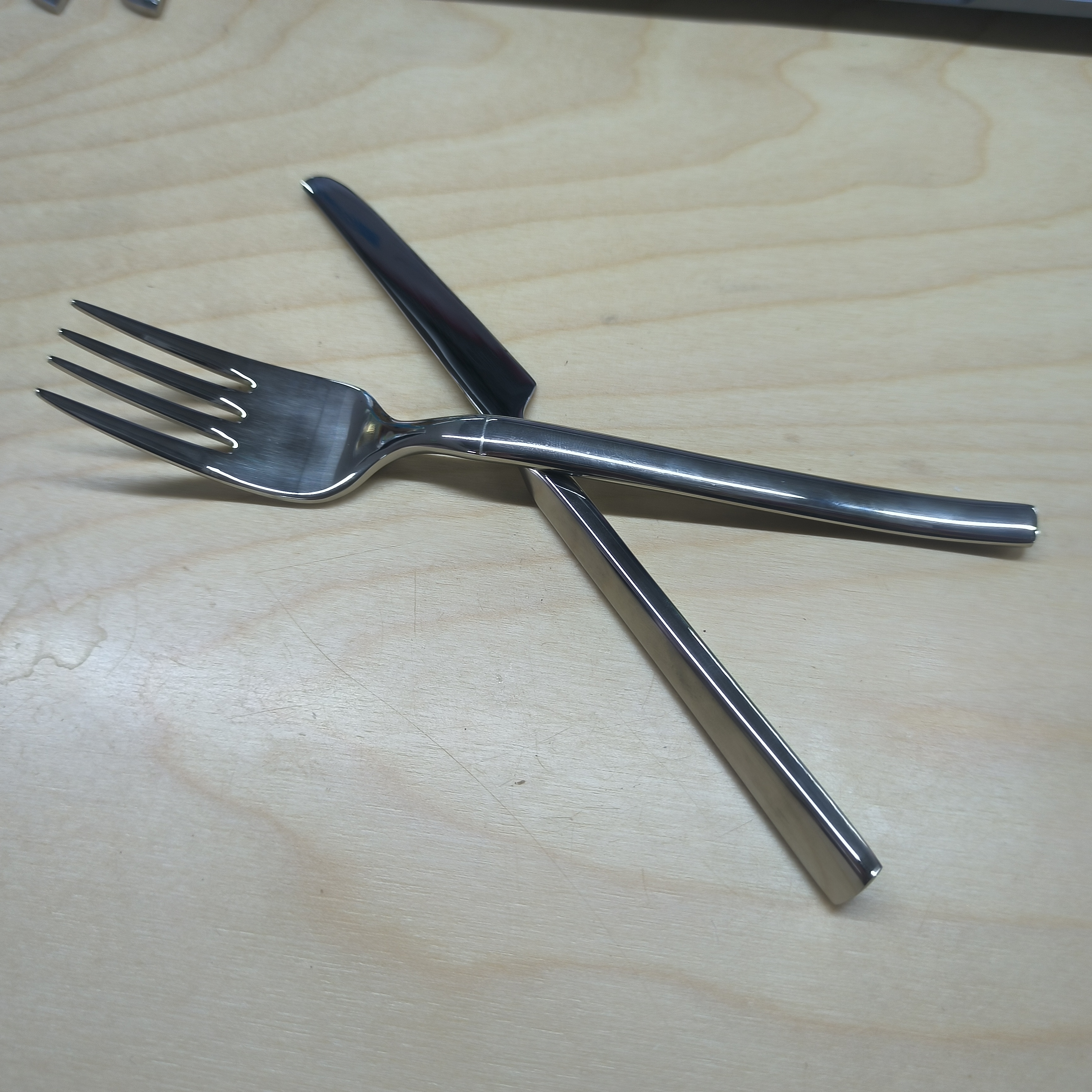 【清仓】家用加厚不锈钢创意叉勺适合甜品西餐使用