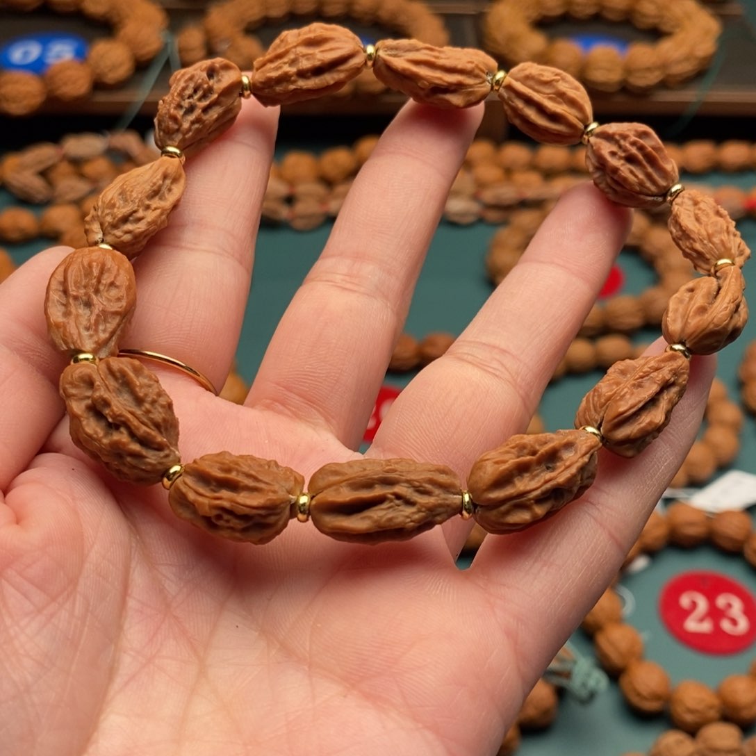 文玩核桃手串10尺寸葡萄干