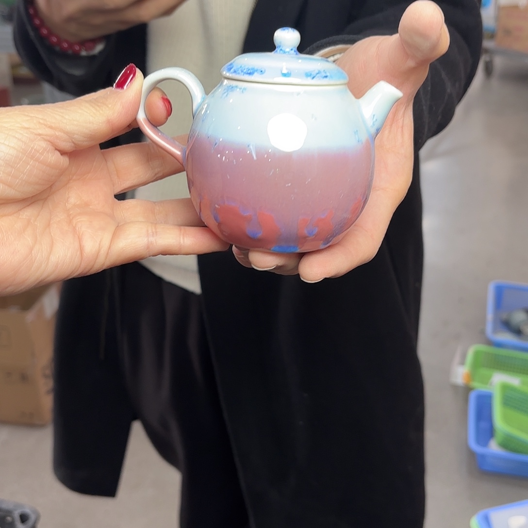 龙泉云间青瓷小米茶器