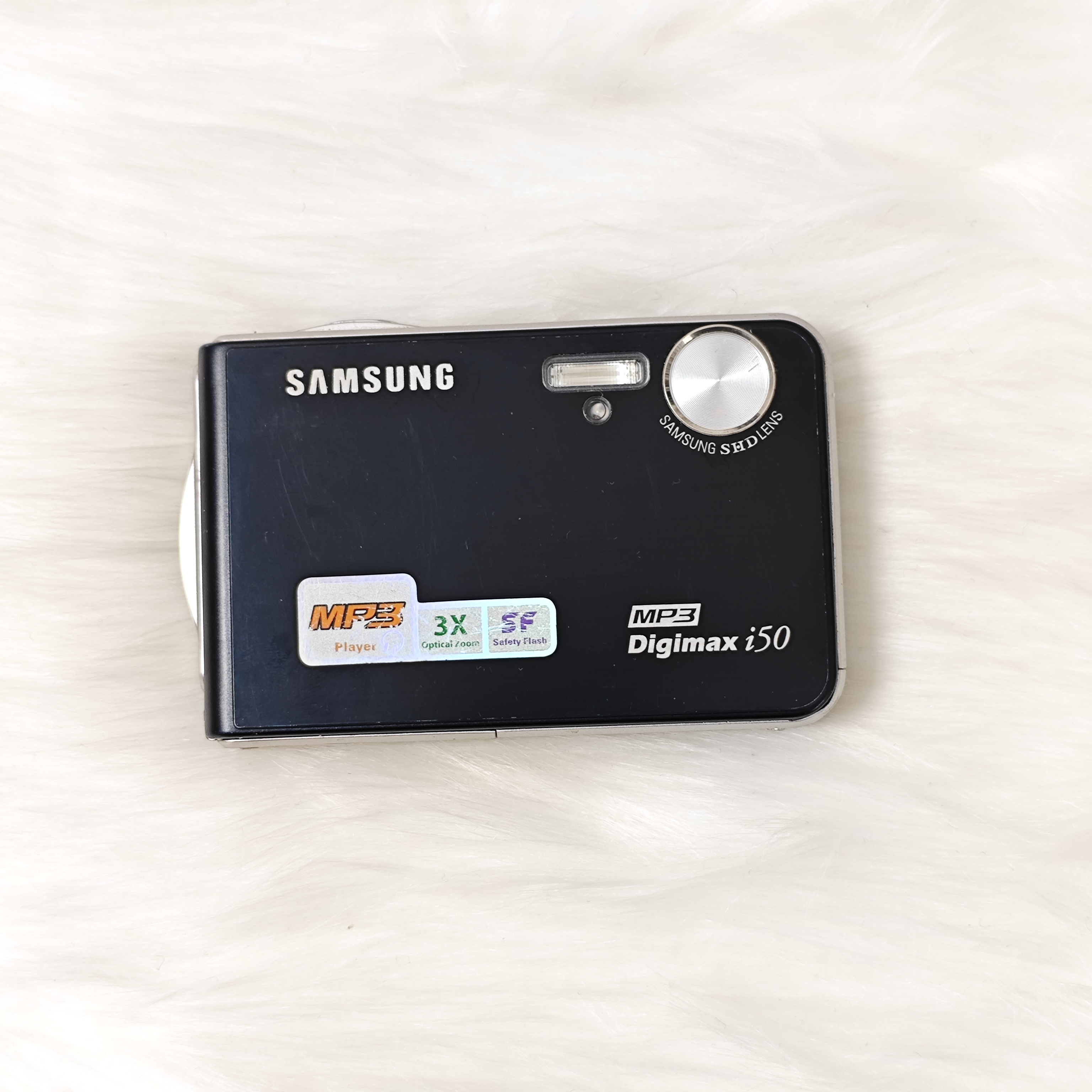 9新 Samsung/三星 i50 黑色 出片复古冷白皮 配件齐全