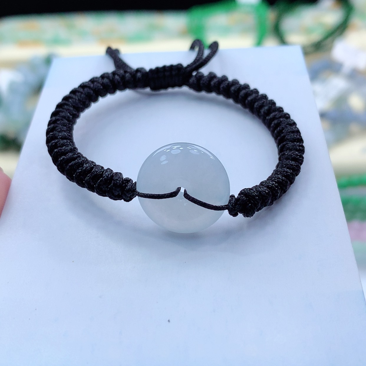 【闪购商品】翡翠项链未镶嵌缅甸天然a货翡翠