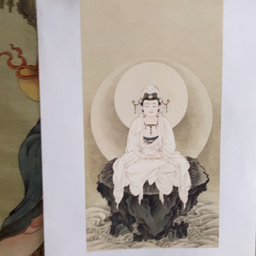 版画白衣观世音菩萨