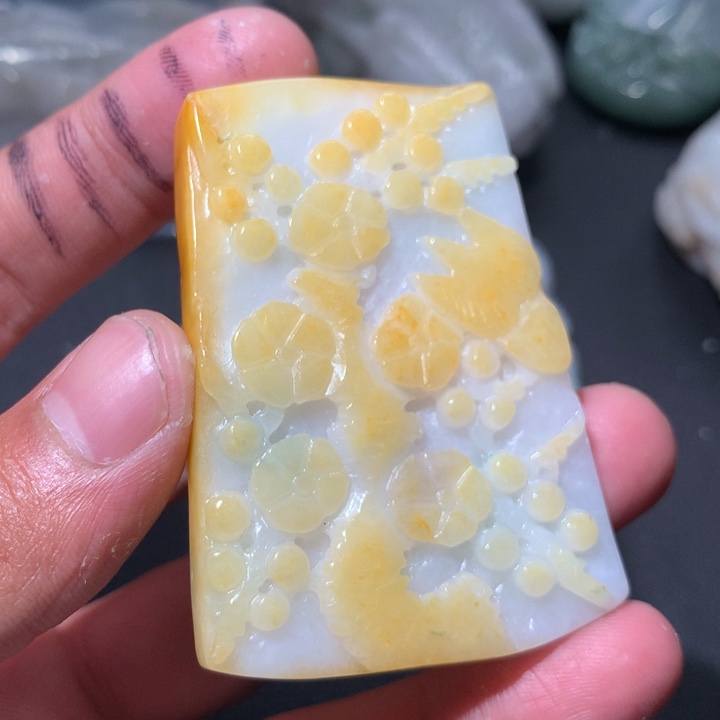 翡翠未镶嵌颈饰保真天然a货翡翠