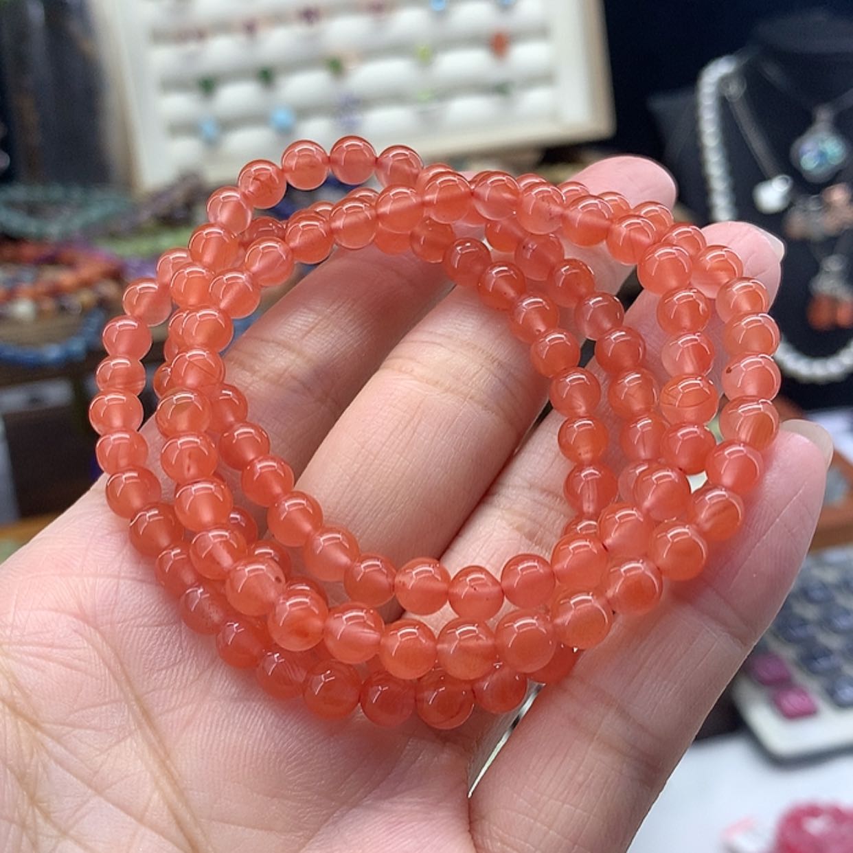 【闪购商品】南红玛瑙手串未镶嵌手串