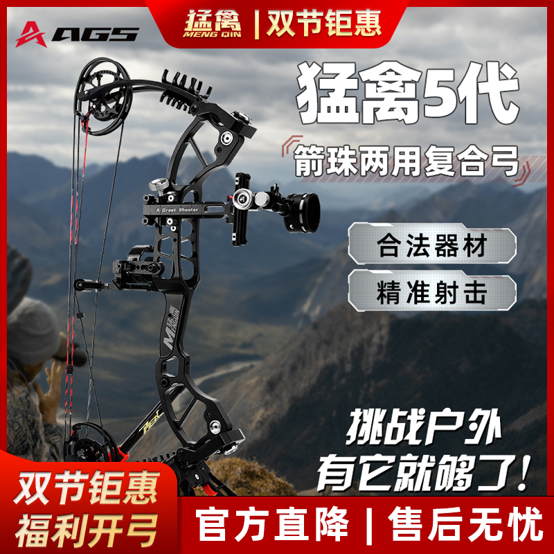 【双12-提前购】猛禽5代复合弓比赛用品赛事专用合法合规体育器械