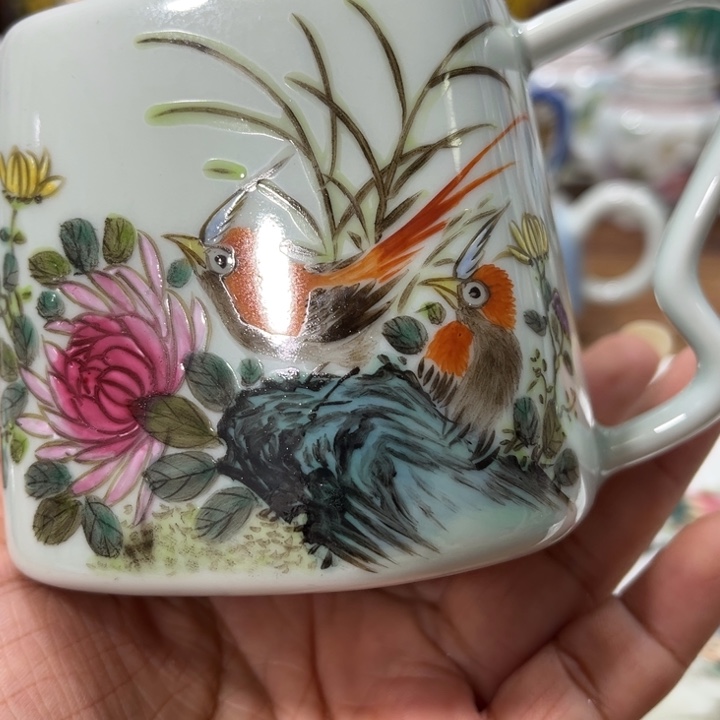 瓷片景德镇陶瓷茶具主人杯茶壶 