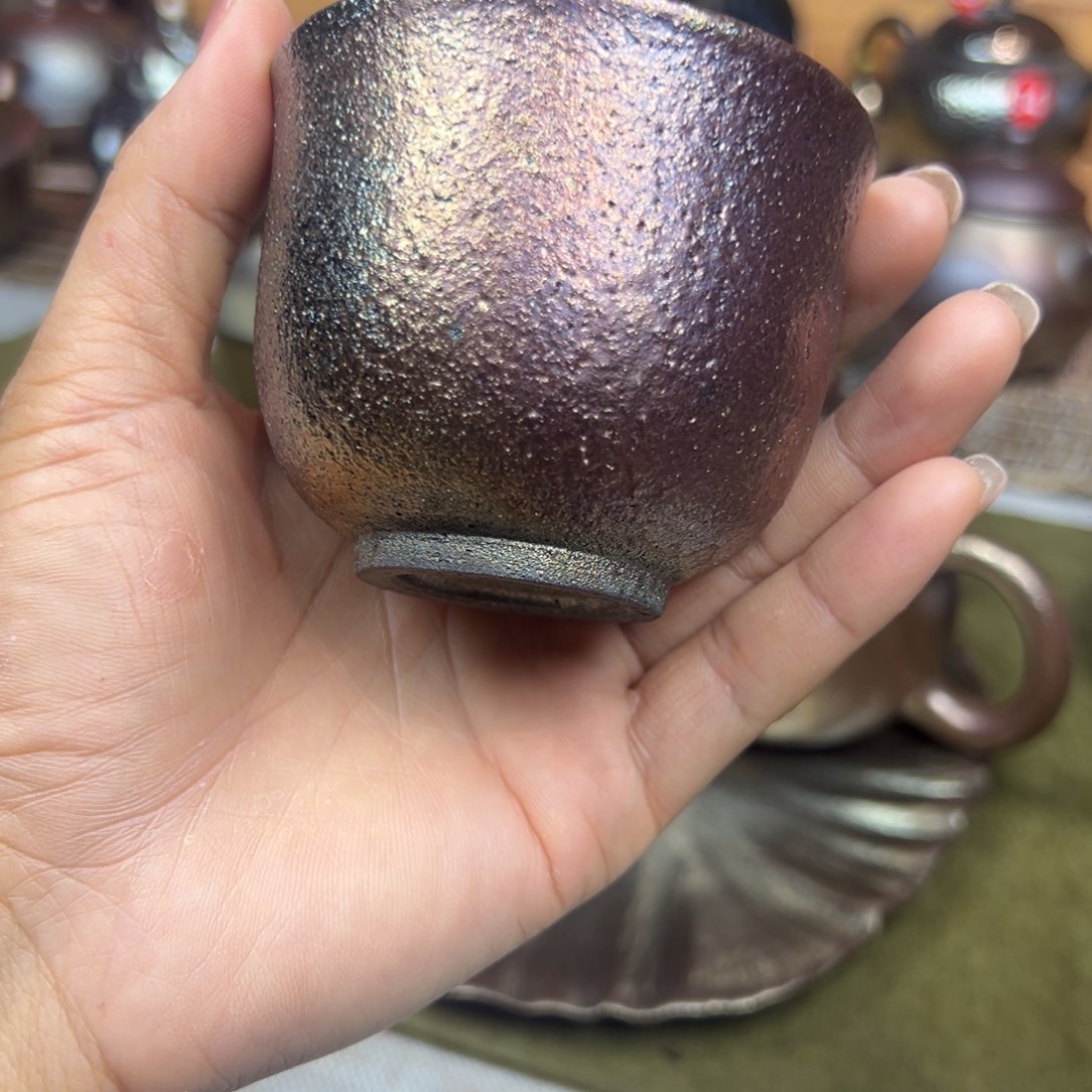 云南建水紫陶柴烧杯