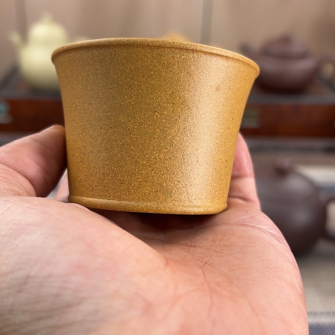 茶壶紫砂黄金段杯子