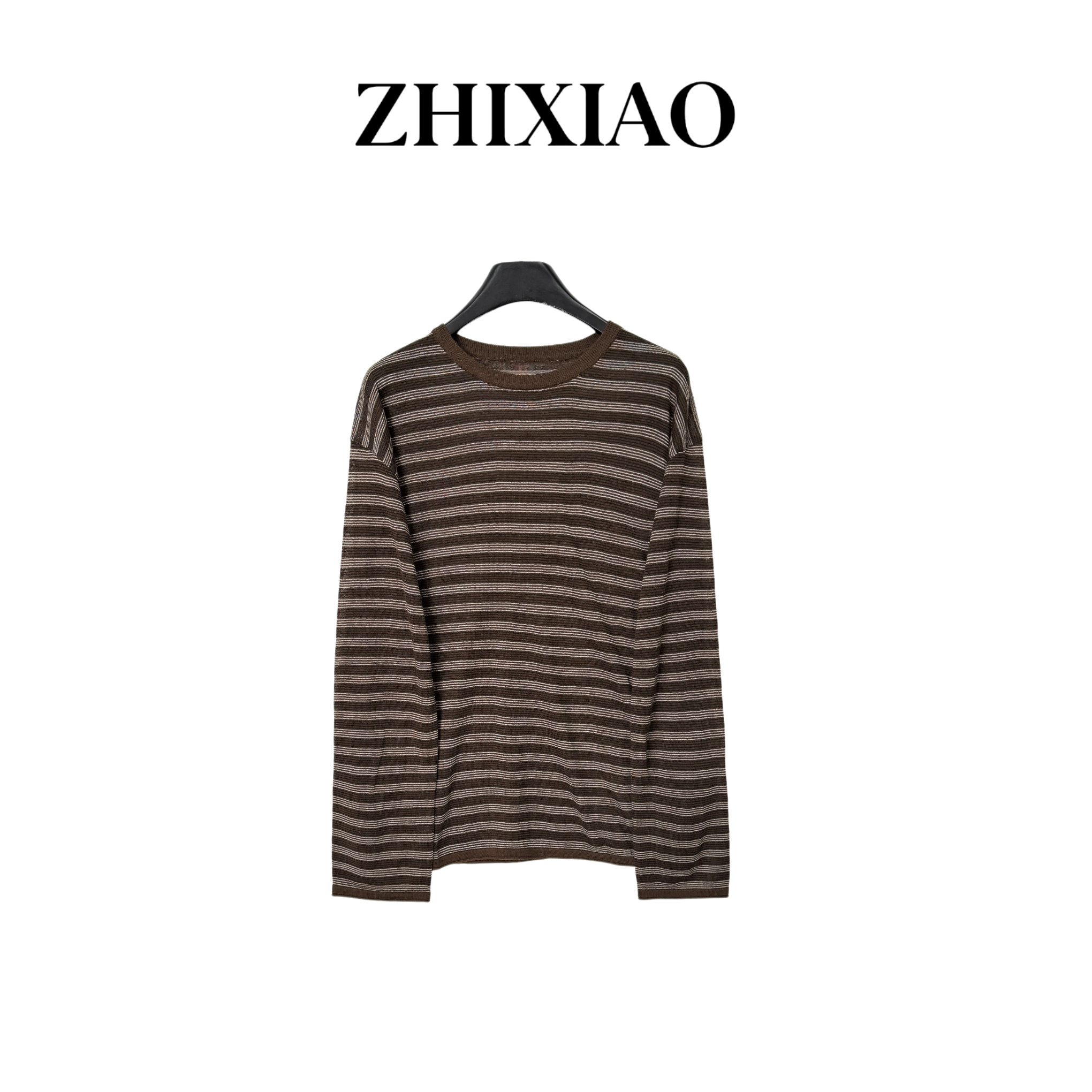 【ZHIXIAO】秋冬新款：条纹长袖上衣2021-2