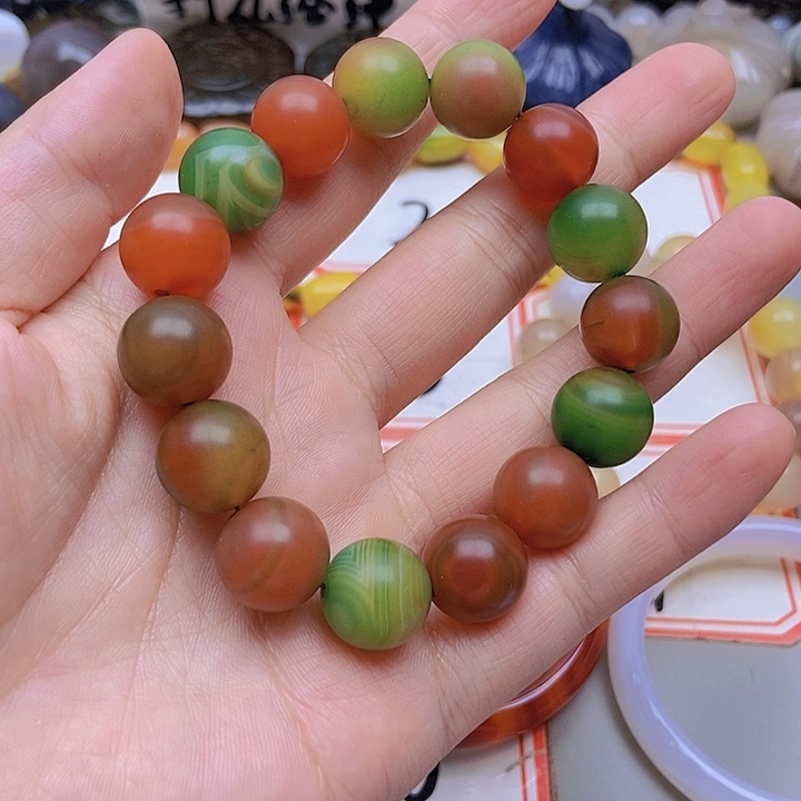 【闪购商品】未镶嵌玛瑙/玉髓珠宝半成品贝*爷