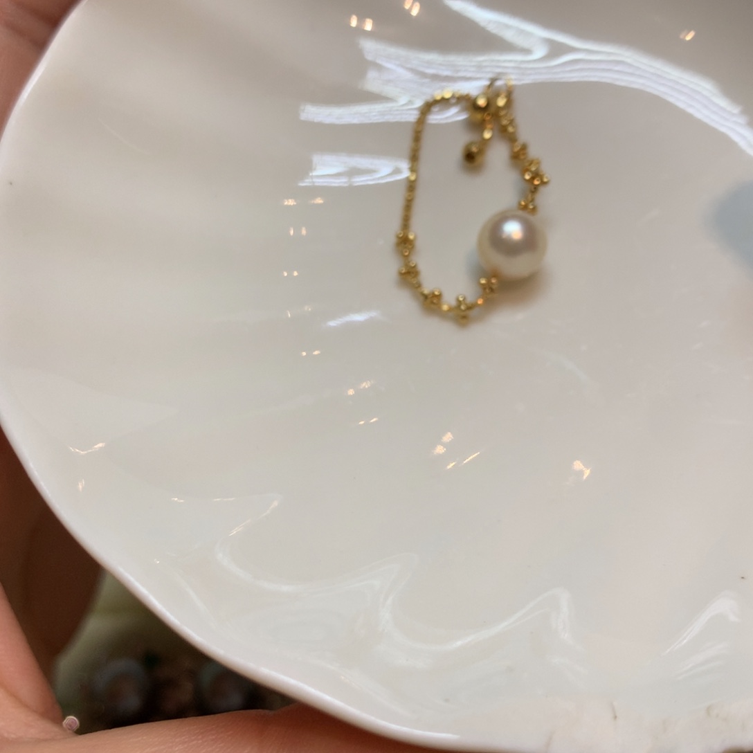 海水珍珠戒指银S925镶嵌