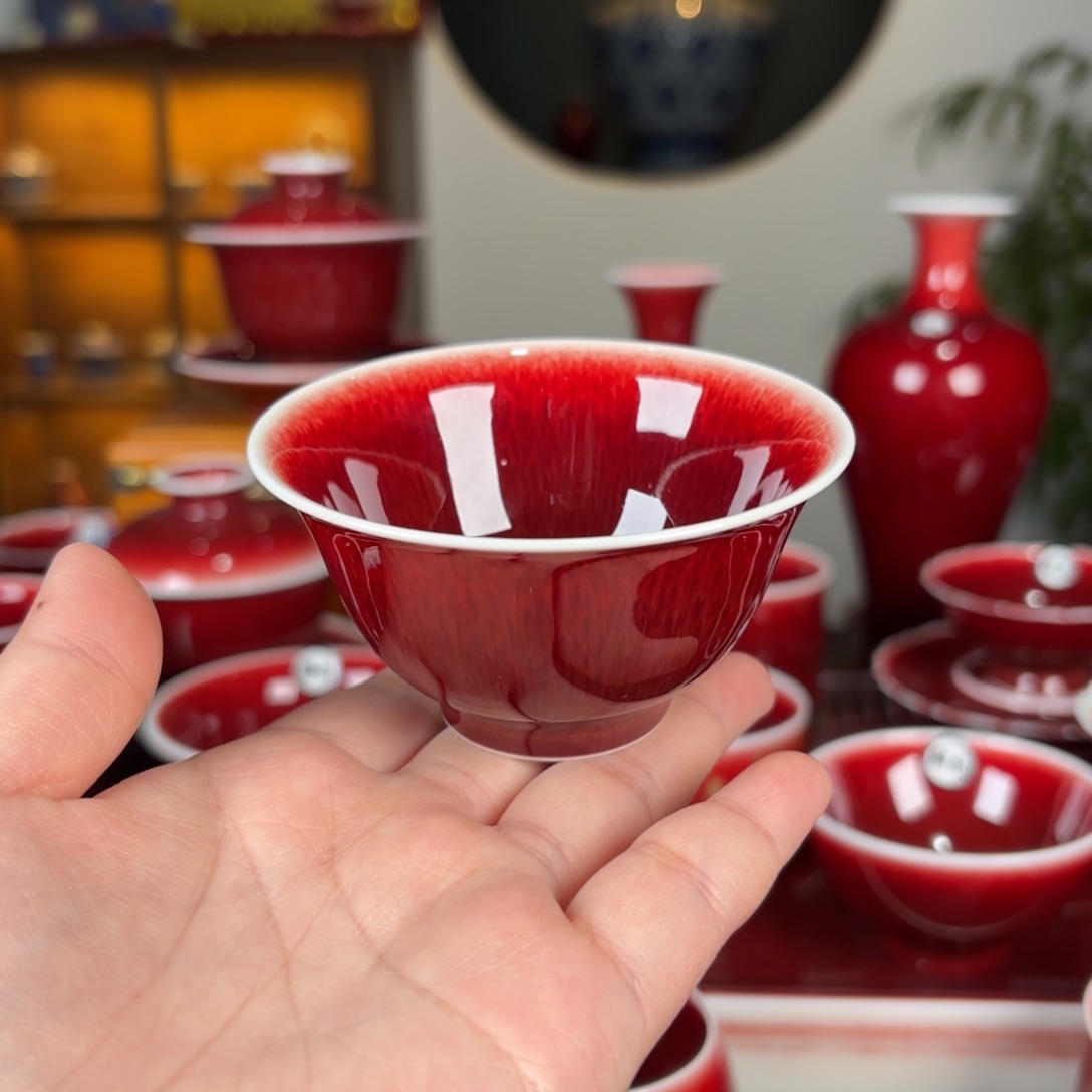 杯子景德镇高温颜色釉