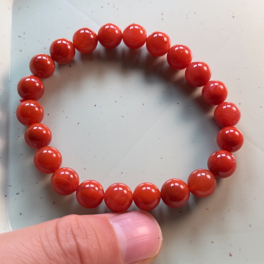 南红玛瑙手串8.5mm未镶嵌