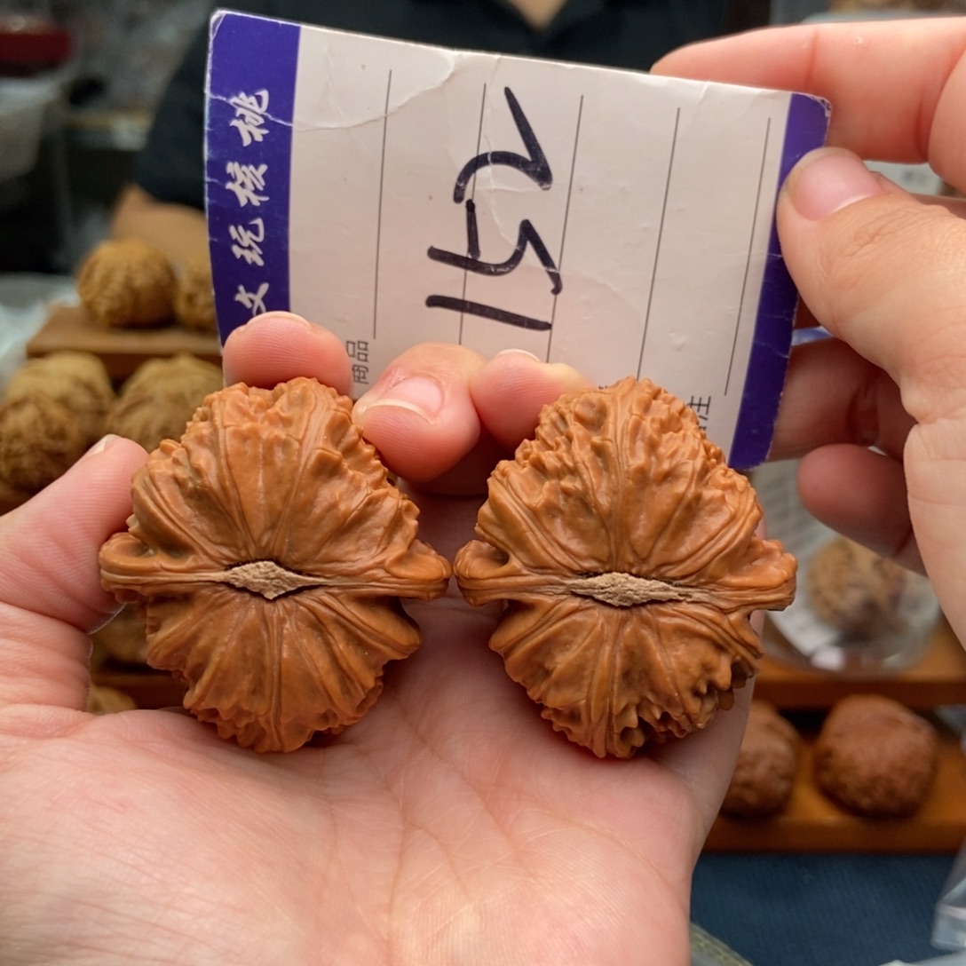 把件文玩核桃42白狮子