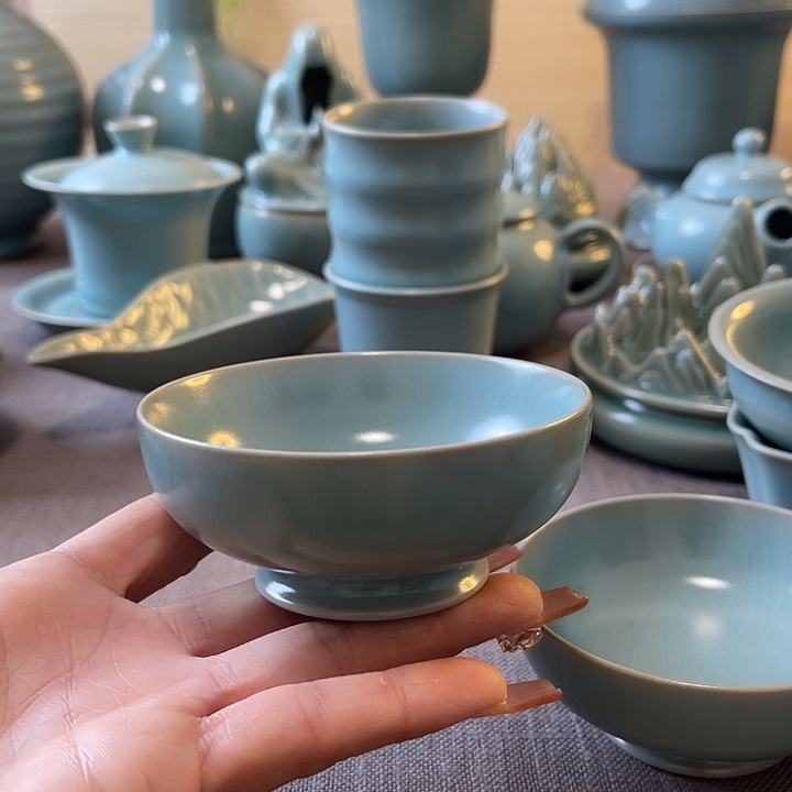 瓷片普洱杯一一一一一