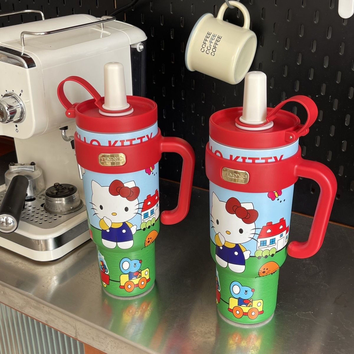 新款冰霸杯保温杯陶瓷内胆女生便携随行水杯高颜值儿童杯子