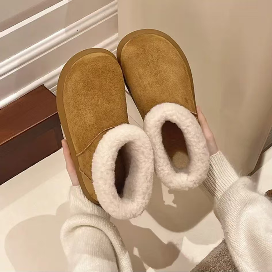 C11新款加绒勃肯短靴冬季棉鞋