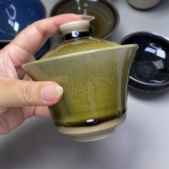 茶盏建窑建盏柴烧主人杯